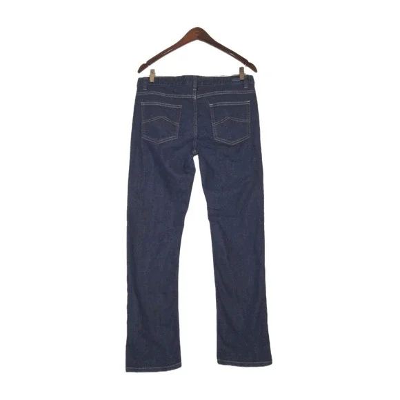 Patagonia Womens Denim Jeans 29 Dark Wash Blue Straight Mid Rise Organic Cotton - Picture 5 of 11